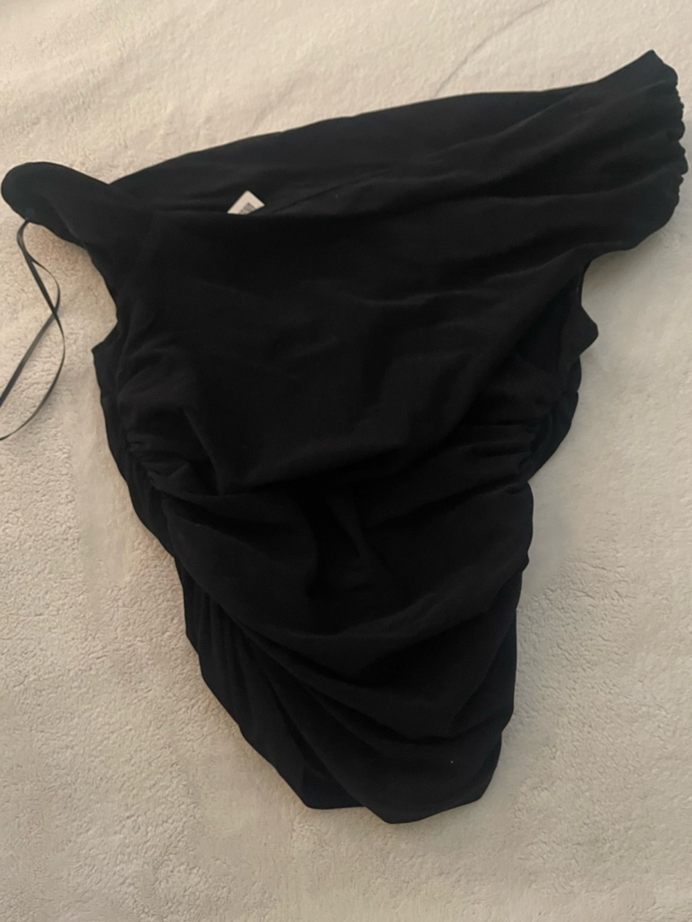 Zara Off the Shoulder Scrunched Top